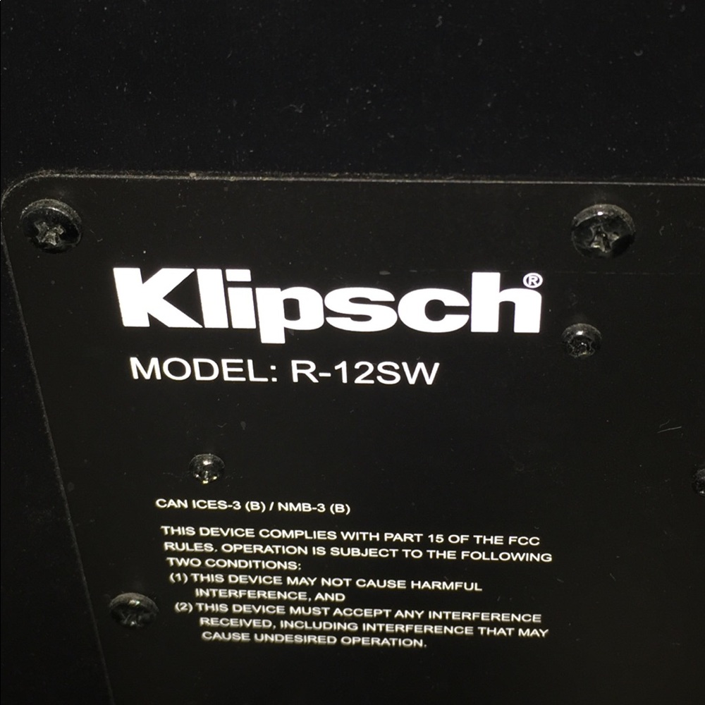 YamahaAV receiver.5 KEFspeakers Klipschsubwoofer. - Picture 4 of 5